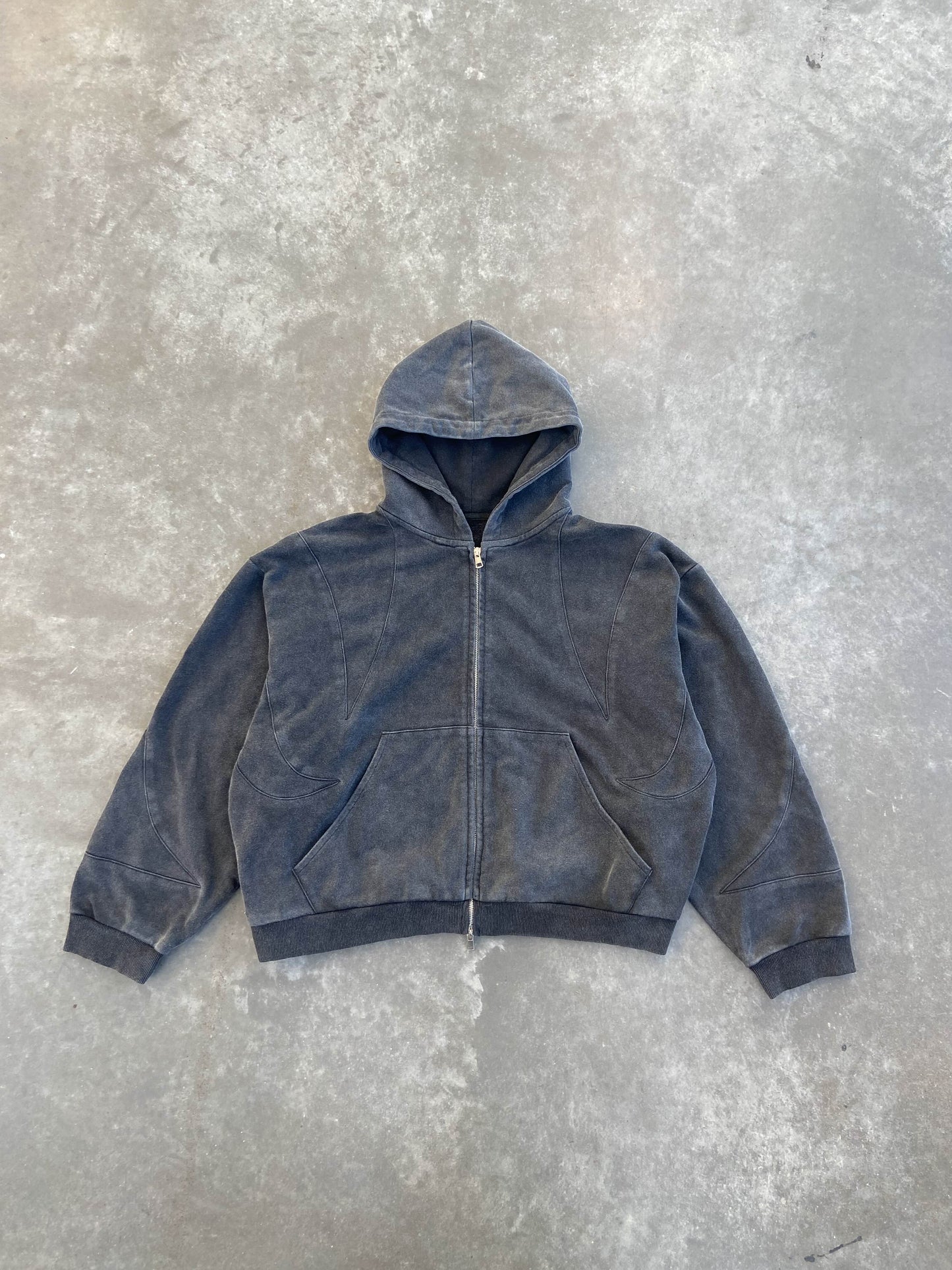 Arch Zip Washed Black